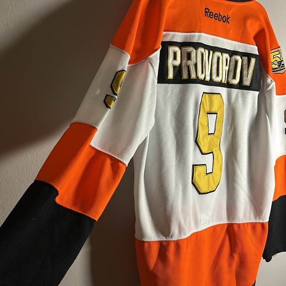 Philadelphia Flyers Provorov Jersey 50th Anniversary Reebok CCM Flight Strap - Picture 4 of 13